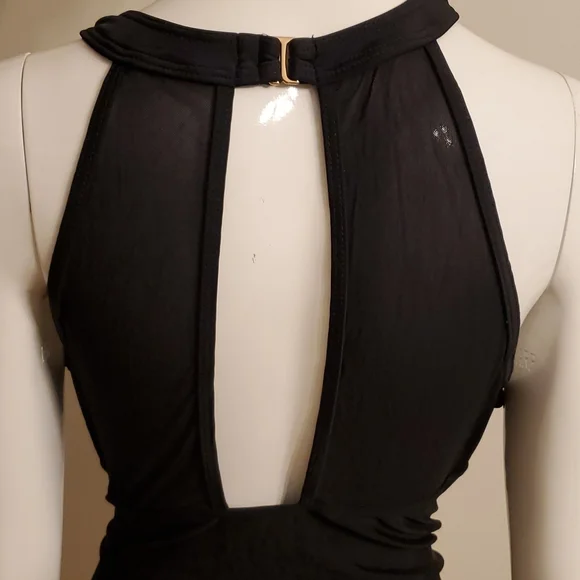 Black One Piece Bathing Suit - Picture 4 of 6